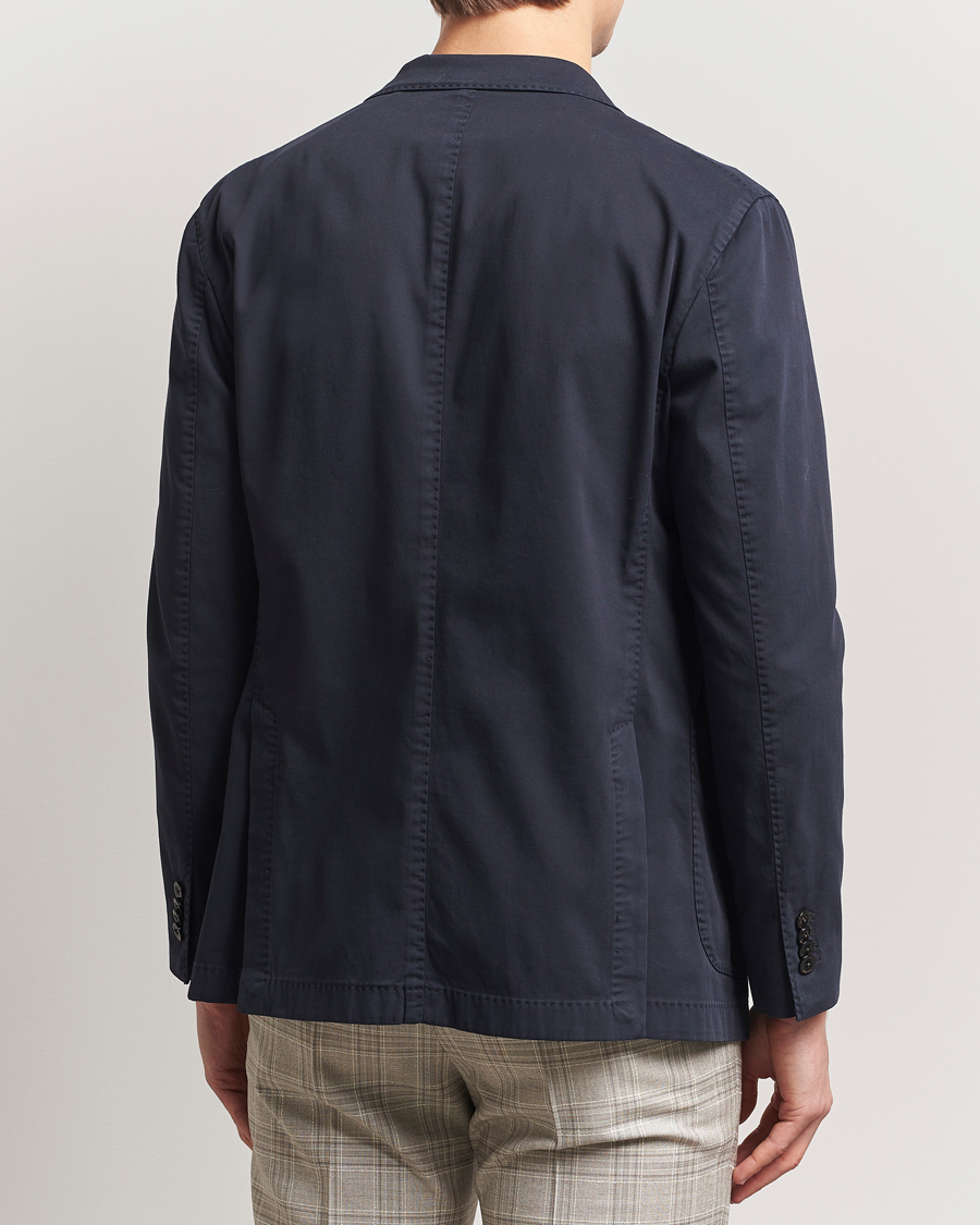 Herren | Sakkos | Boglioli | K Jacket Double Breasted Cotton Blazer Navy