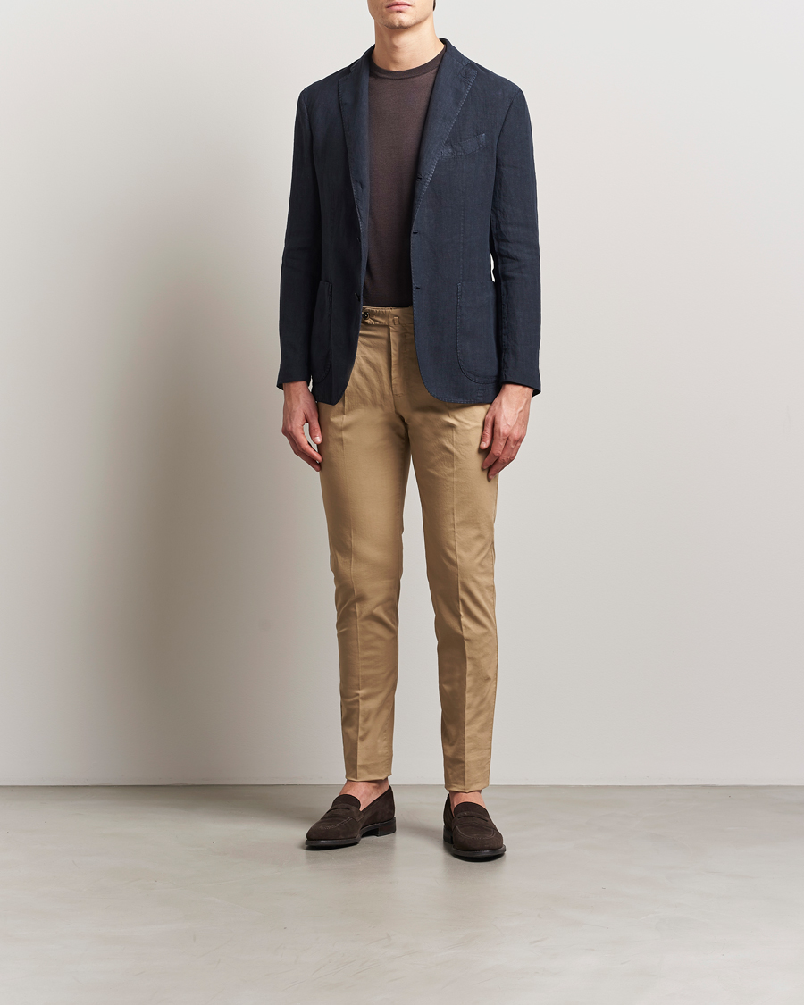 Herren | Sakkos | Boglioli | K Jacket Linen Blazer Navy