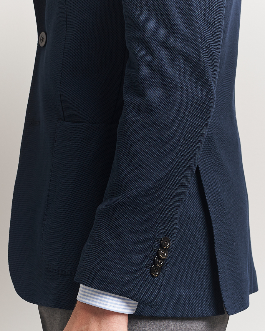Herren | Sakkos | Boglioli | K Jacket Hopsack Jersey Blazer Navy