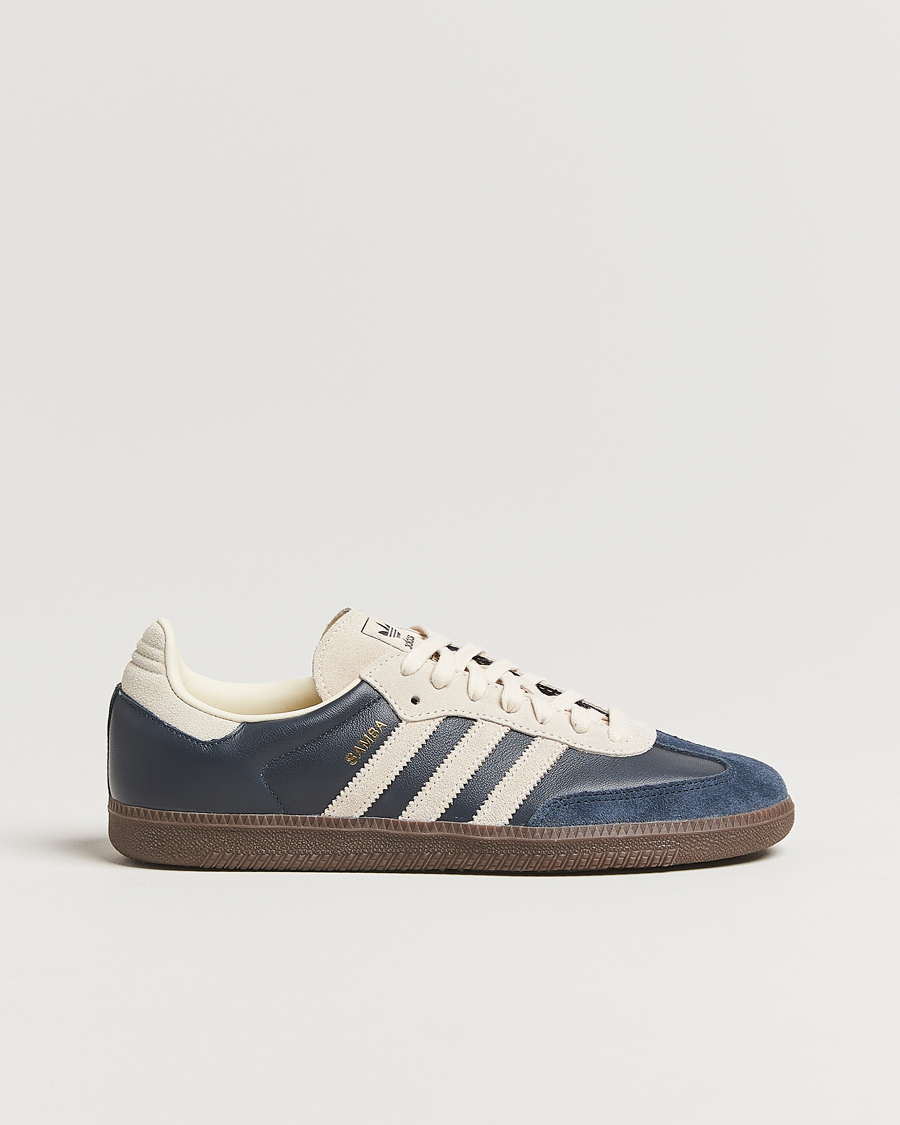 Herren | adidas Originals Samba Original Sneaker Dark Blue/Off White | adidas Originals | Samba Original Sneaker Dark Blue/Off White