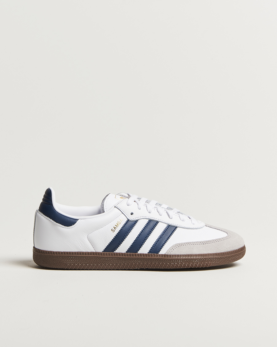 Herren | Sneaker | adidas Originals | Samba Original Sneaker White/Navy