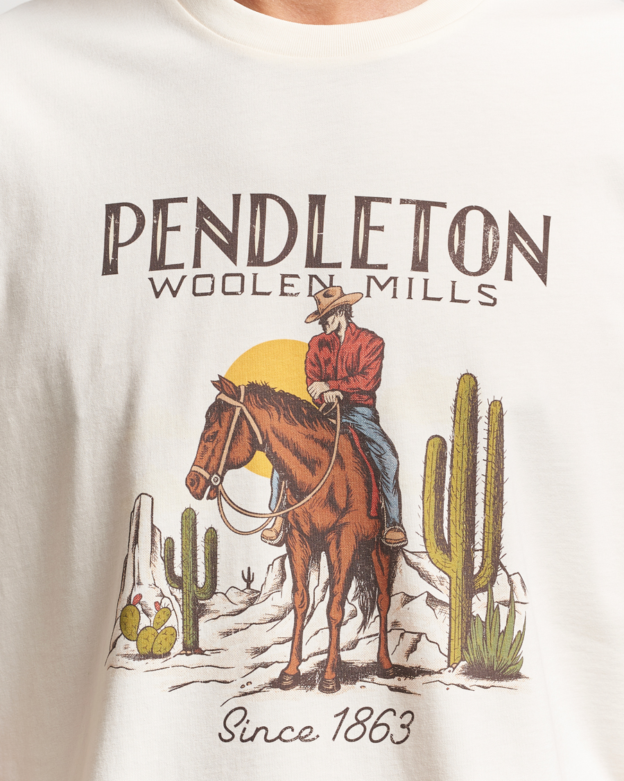 Herren | T-Shirts | Pendleton | Cowboy T-Shirt White