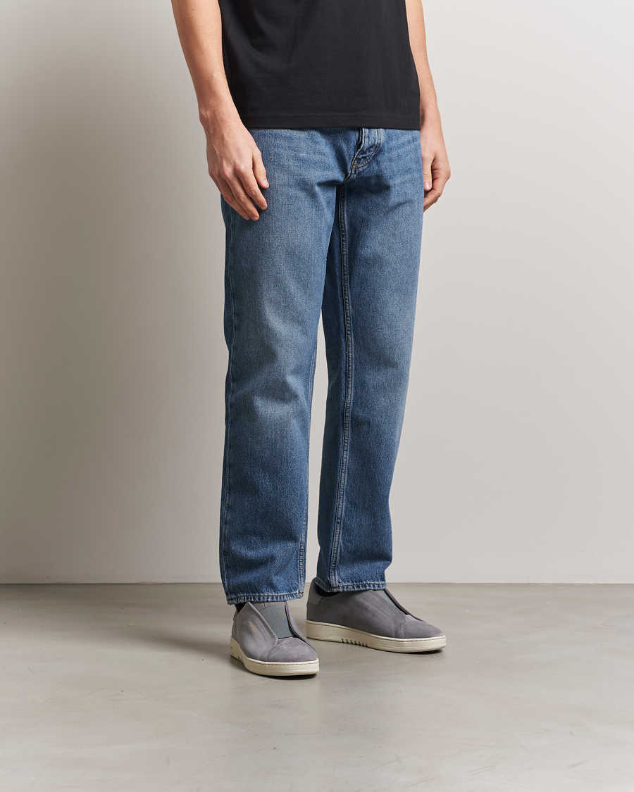 Herren | Axel Arigato Dice Laceless Sneaker Dark Grey Suede | Axel Arigato | Dice Laceless Sneaker Dark Grey Suede