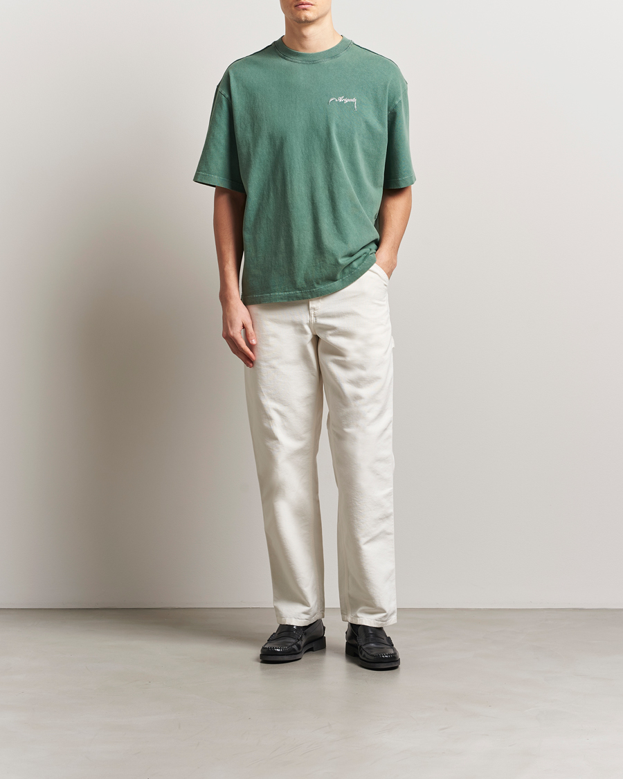 Herren | T-Shirts | Axel Arigato | Honor Washed T-Shirt Green