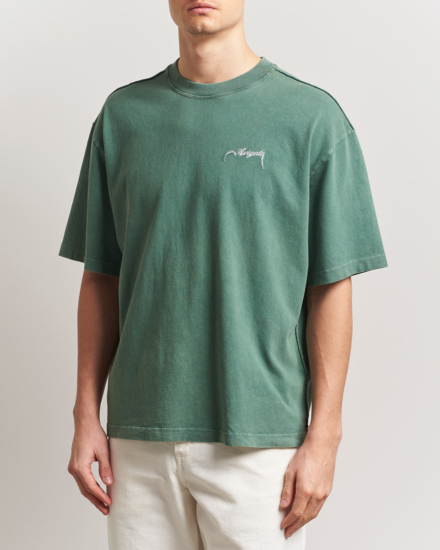 Herren | T-Shirts | Axel Arigato | Honor Washed T-Shirt Green