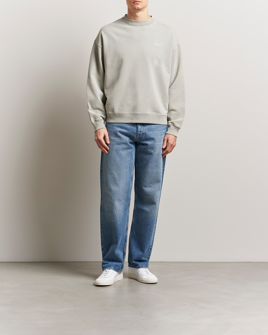 Herren | Pullover | Axel Arigato | Honor Washed Sweatshirt Sage Green