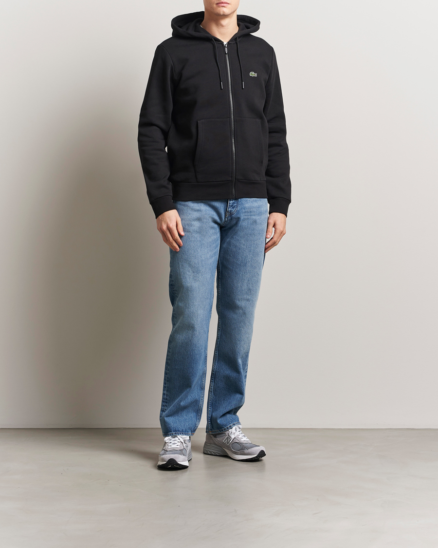 Herren | Pullover | Lacoste | Full Zip Hoodie Black
