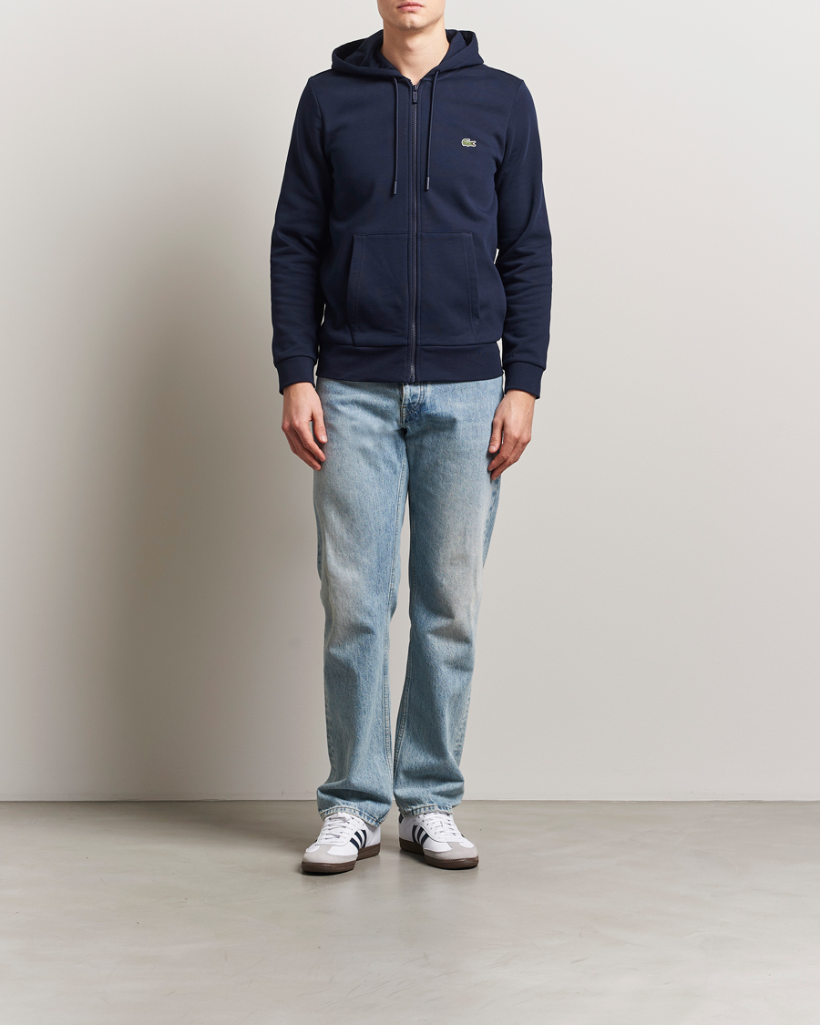 Herren | Pullover | Lacoste | Full Zip Hoodie Navy