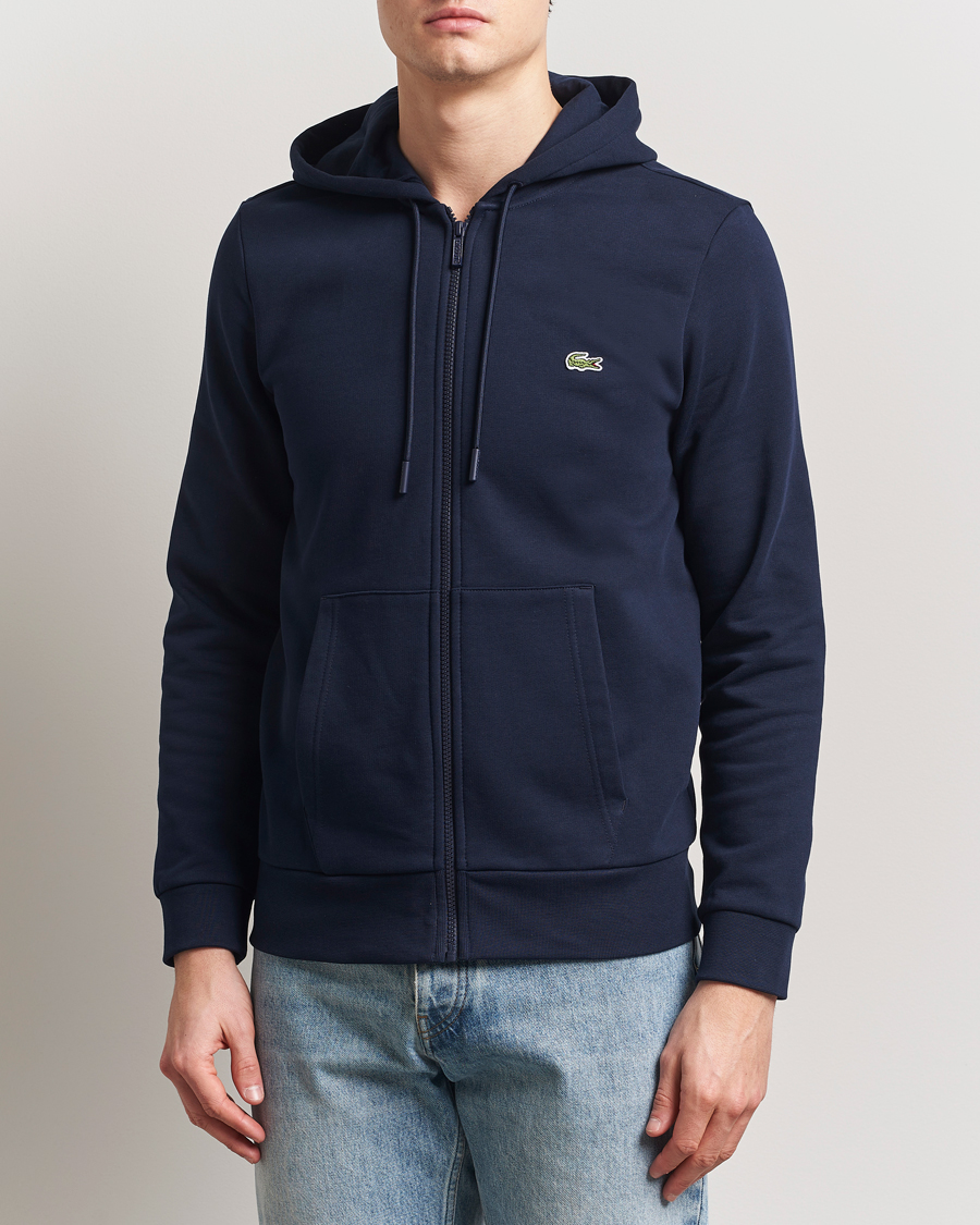 Herren | Pullover | Lacoste | Full Zip Hoodie Navy