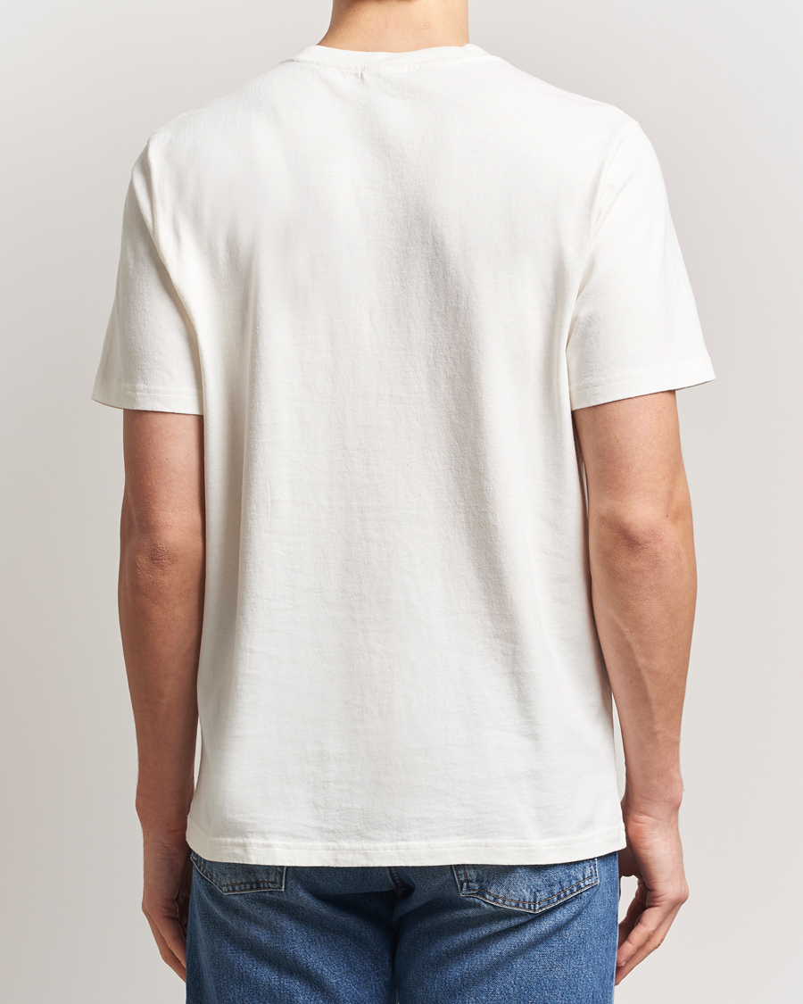 Herren | T-Shirts | Nudie Jeans | Roy Printed T-Shirt Ecru