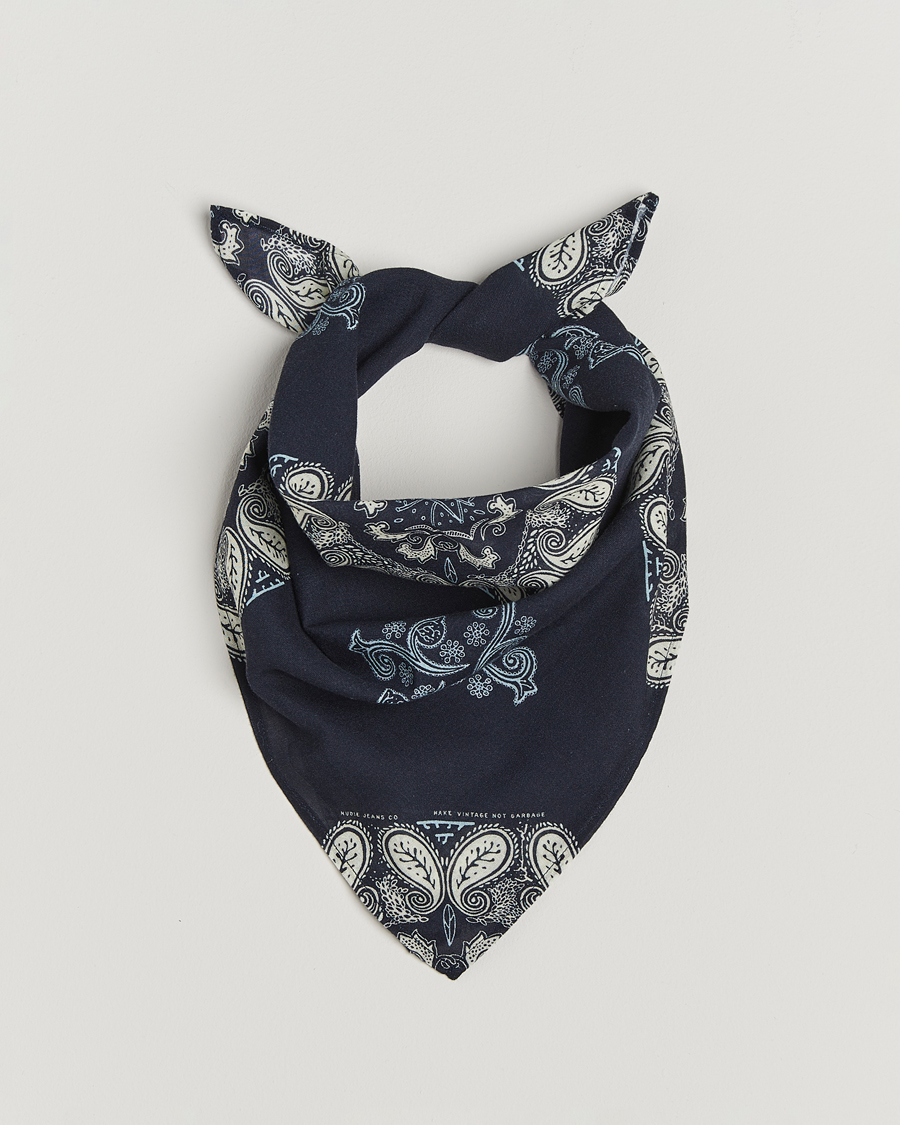 Herren | Nudie Jeans Ingrid Paisley Bandana Navy | Nudie Jeans | Ingrid Paisley Bandana Navy