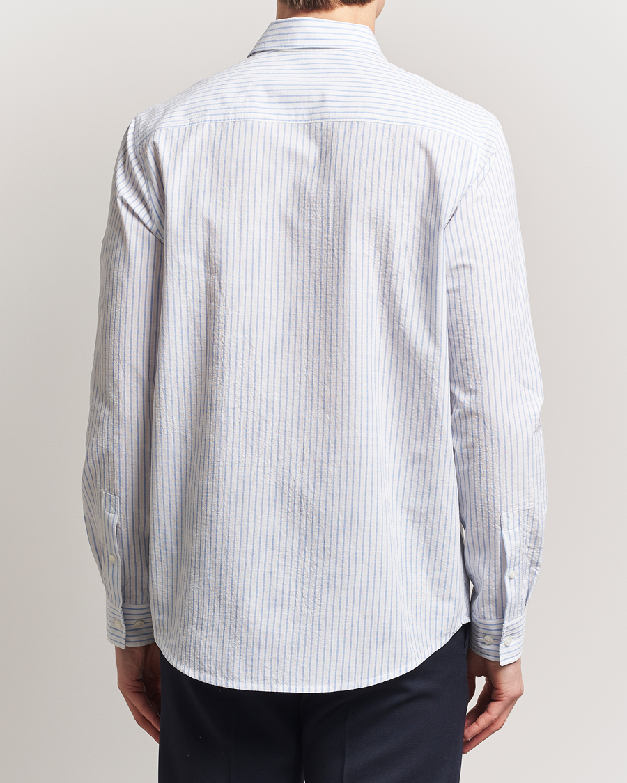 Herren | Hemden | Samsøe Samsøe | Ryan Cotton Striped Shirt Blue/White