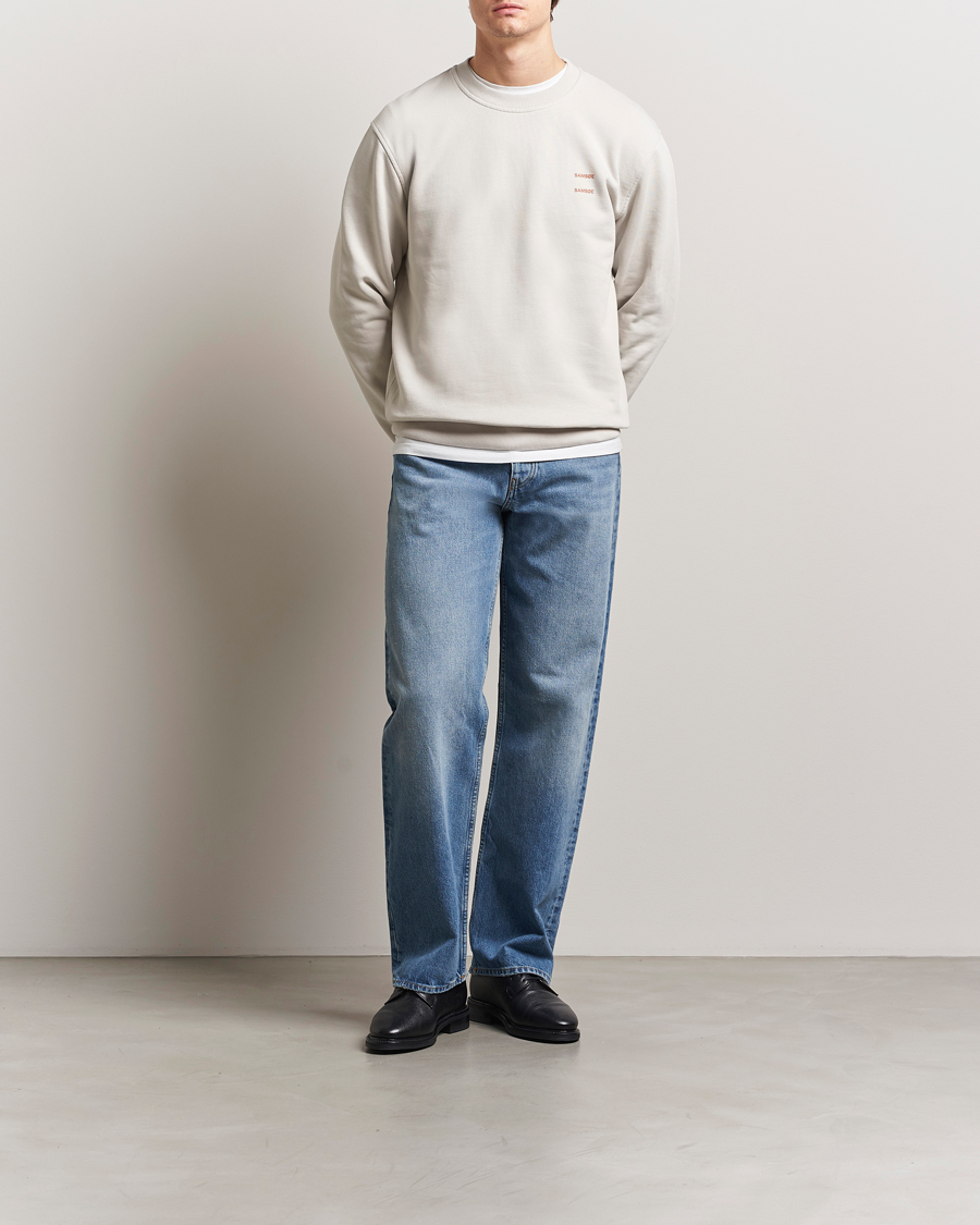 Herren | Pullover | Samsøe Samsøe | Joel Organic Cotton Sweatshirt Moonstruck