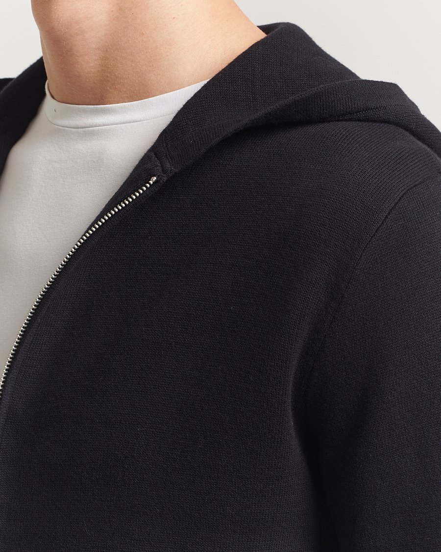 Herren | Pullover | Samsøe Samsøe | Niklas Full Zip Hoodie Black