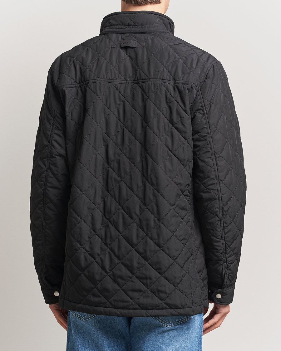Herren | Jacken | GANT | Quilted Windcheater Mid-Length Jacket Black
