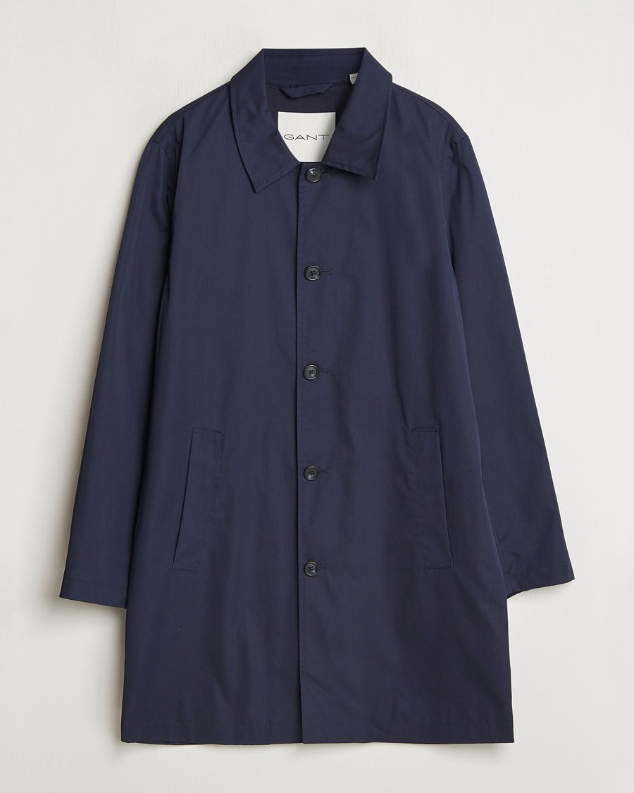Herren | Jacken | GANT | Cotton Car Coat Evening Blue