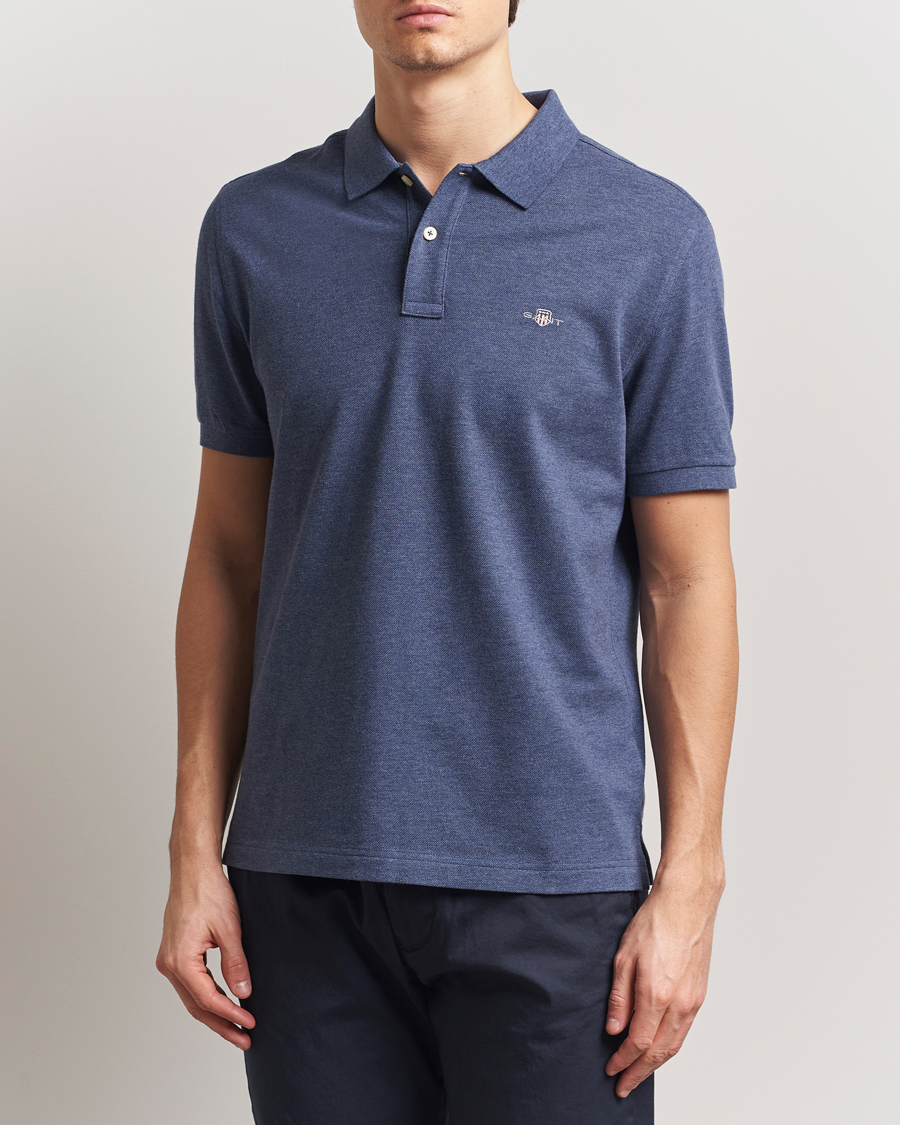 Herren | Poloshirts | Gant | The Original Polo Dark Jeans Melange