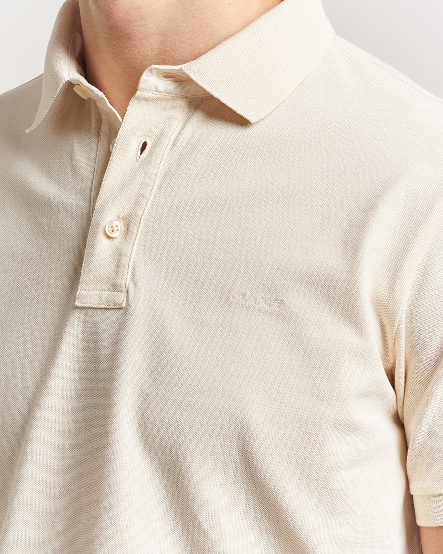 Herren | Poloshirts | GANT | Sunfaded Polo Ivory White