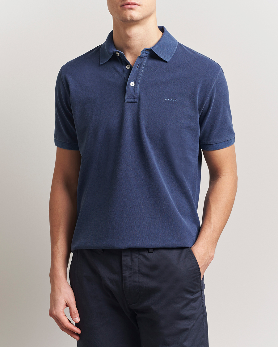 Herren | Poloshirts | Gant | Sunfaded Polo Persian Blue
