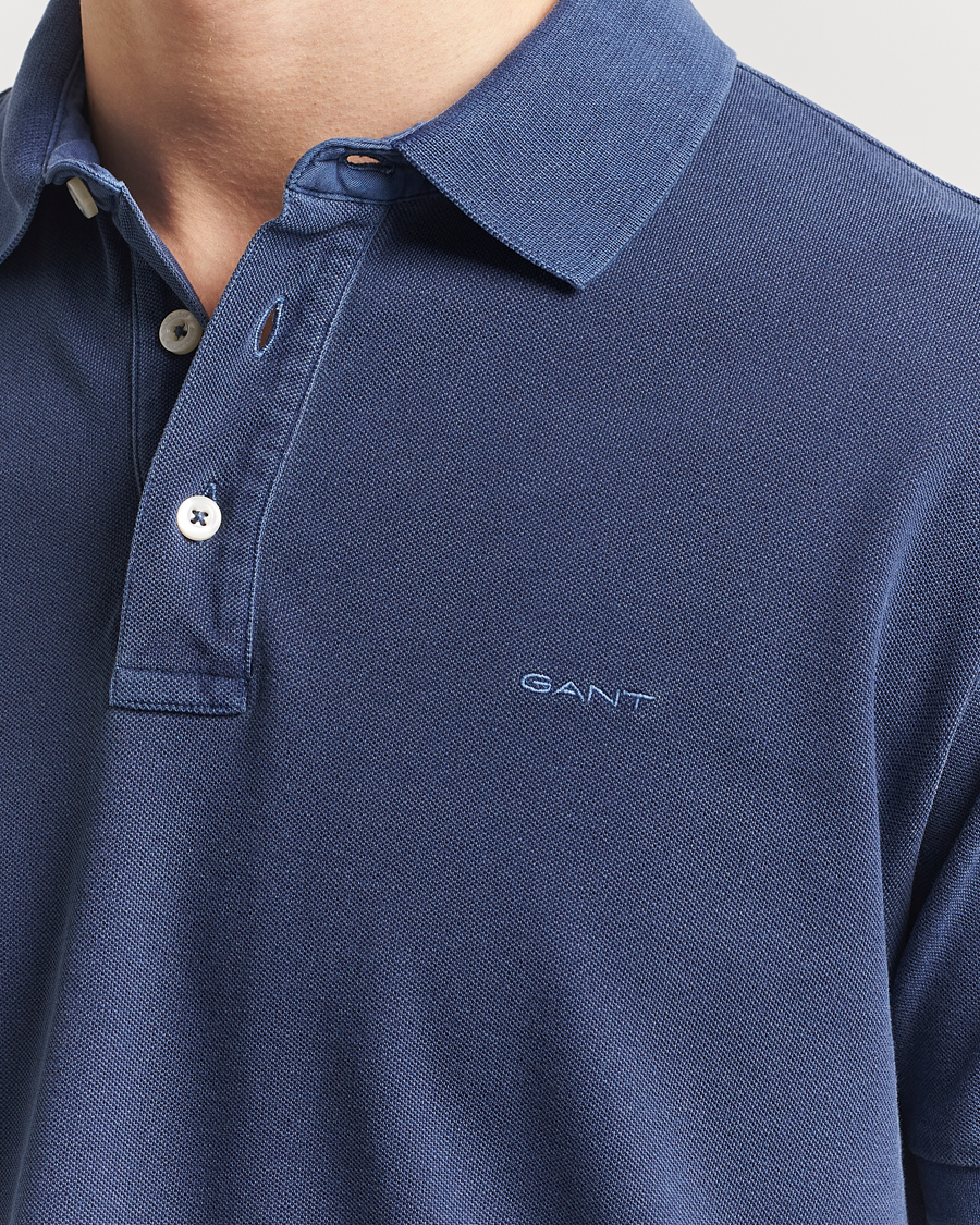 Herren | Poloshirts | Gant | Sunfaded Polo Persian Blue