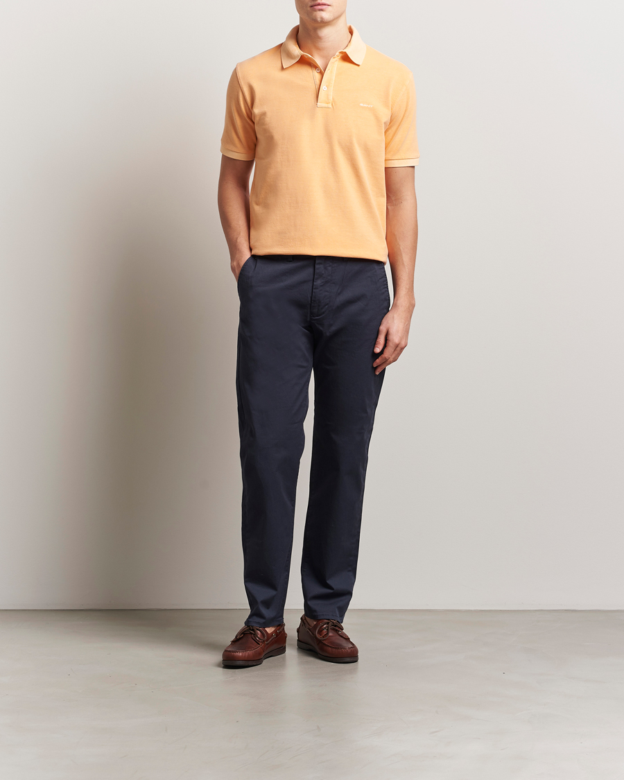 Herren | Poloshirts | GANT | Sunfaded Polo Peachy Orange