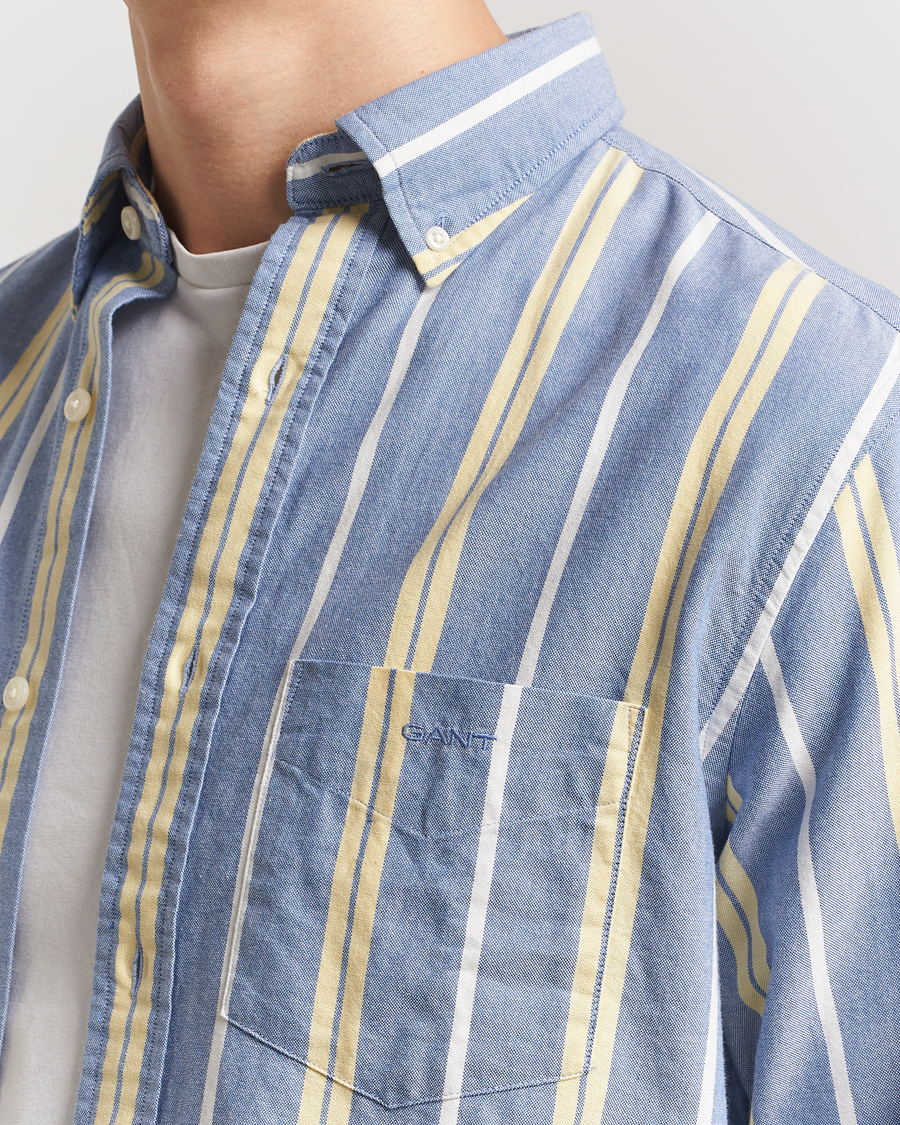 Herren | Hemden | GANT | Regular Fit Archive Oxford Striped Shirt Rich Blue