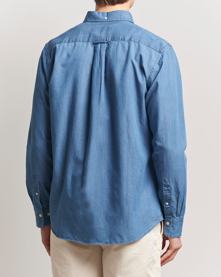 Herren | Hemden | GANT | Regular Fit Denim Shirt Semi Light Blue