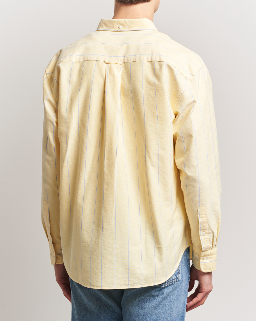 Herren | Hemden | GANT | Regular Fit Heritage Oxford Striped Shirt Banana Yellow