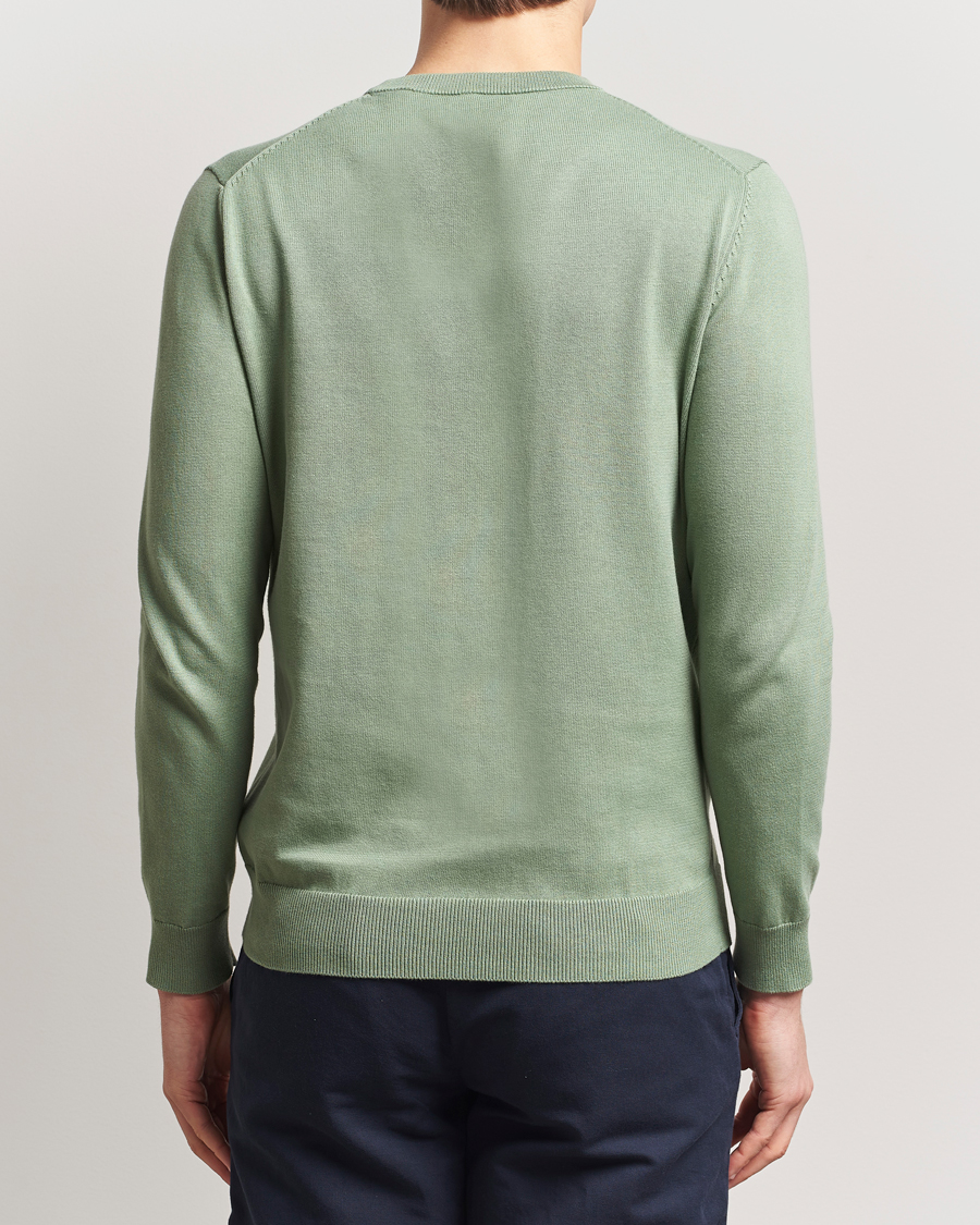 Herren | Pullover | GANT | Classic Cotton Crew Neck Kalamata Green