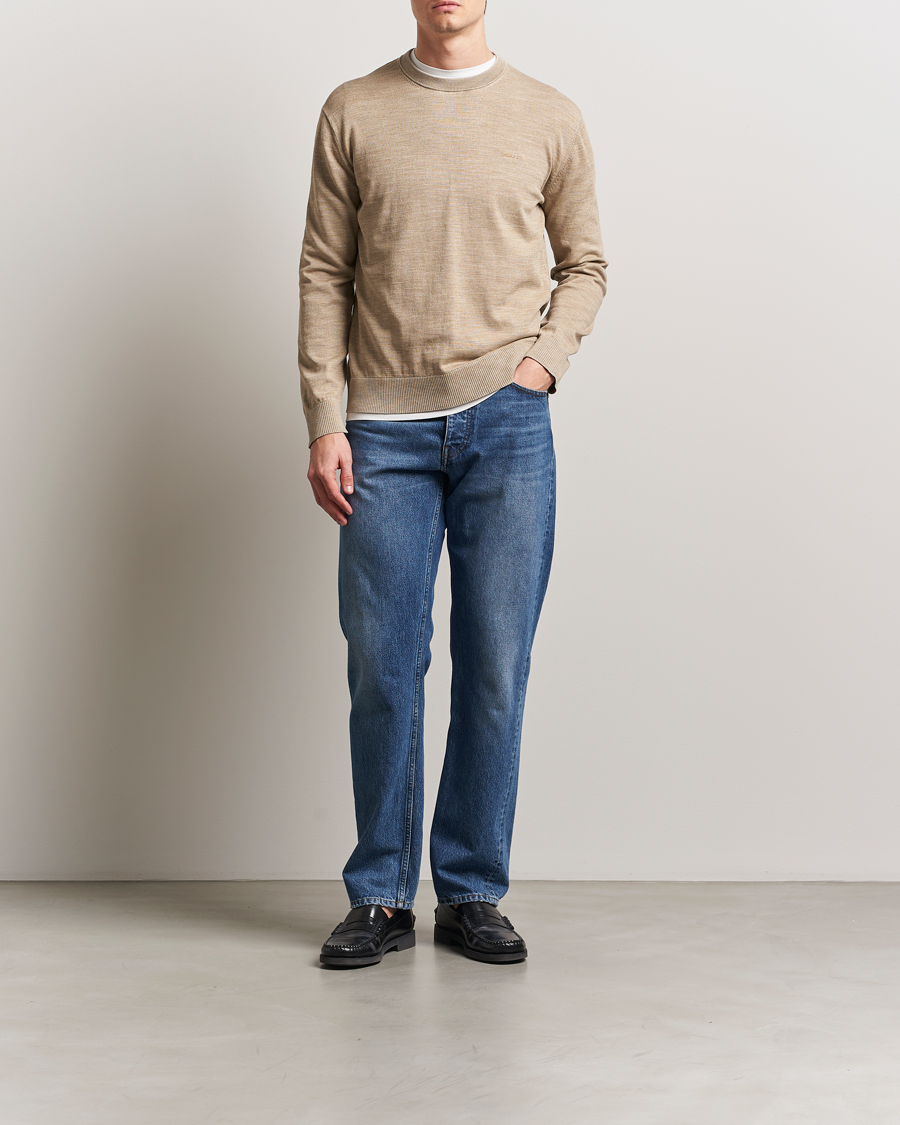 Herren | Pullover | GANT | Sunfaded Crew Neck Sweater Dry Sand