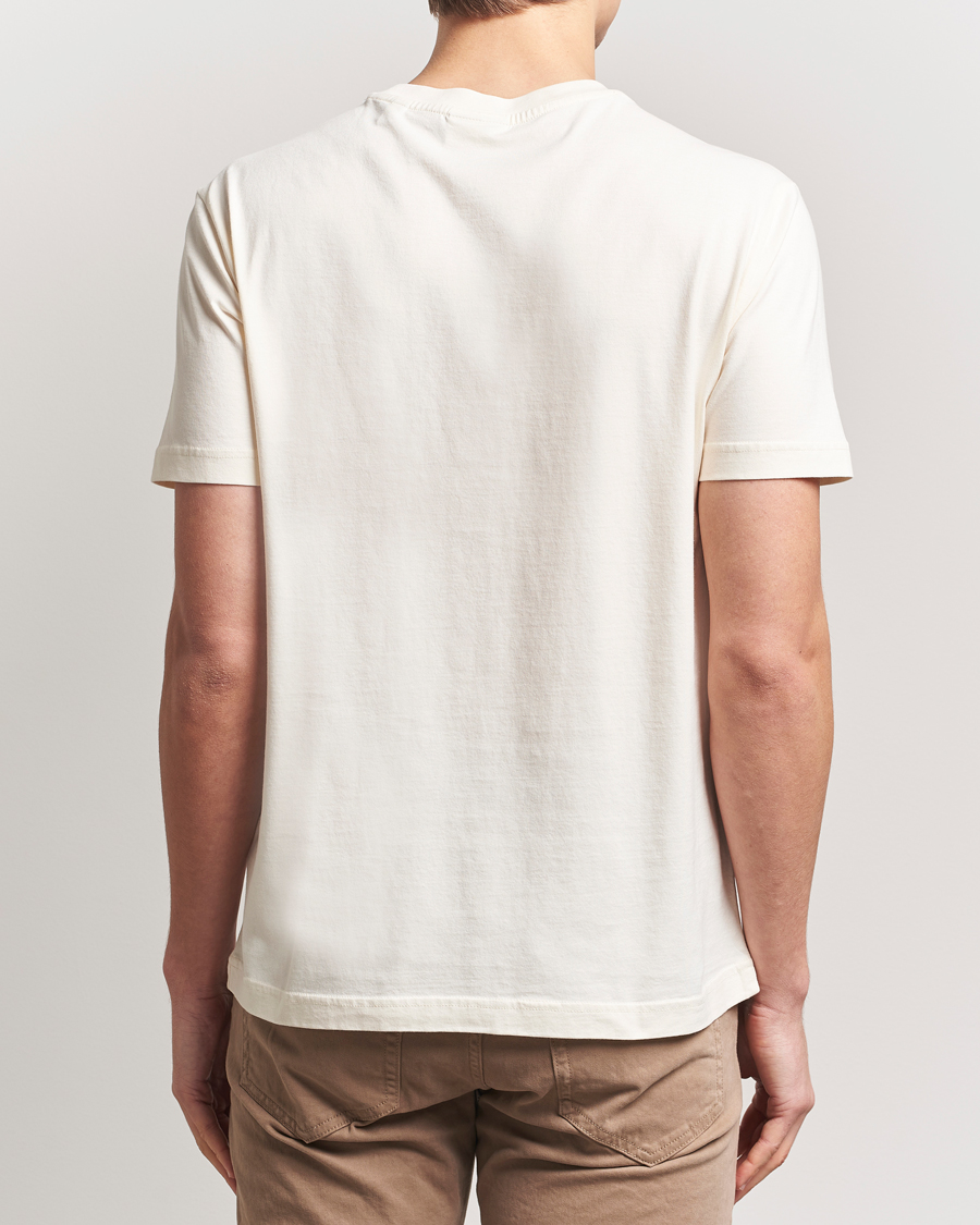 Herren | T-Shirts | GANT | Small Graphic Crew Neck T-Shirt Cream