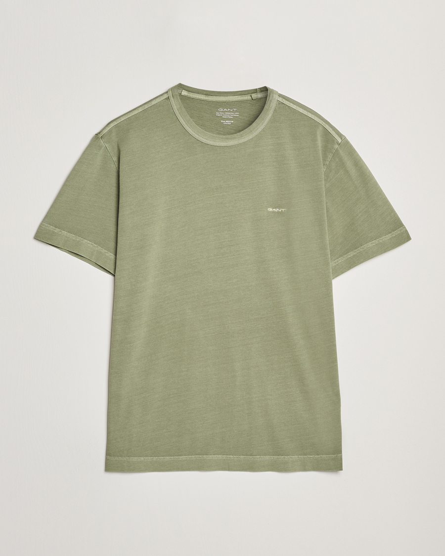 Herren | T-Shirts | GANT | Sunfaded T-Shirt Kalamata Green