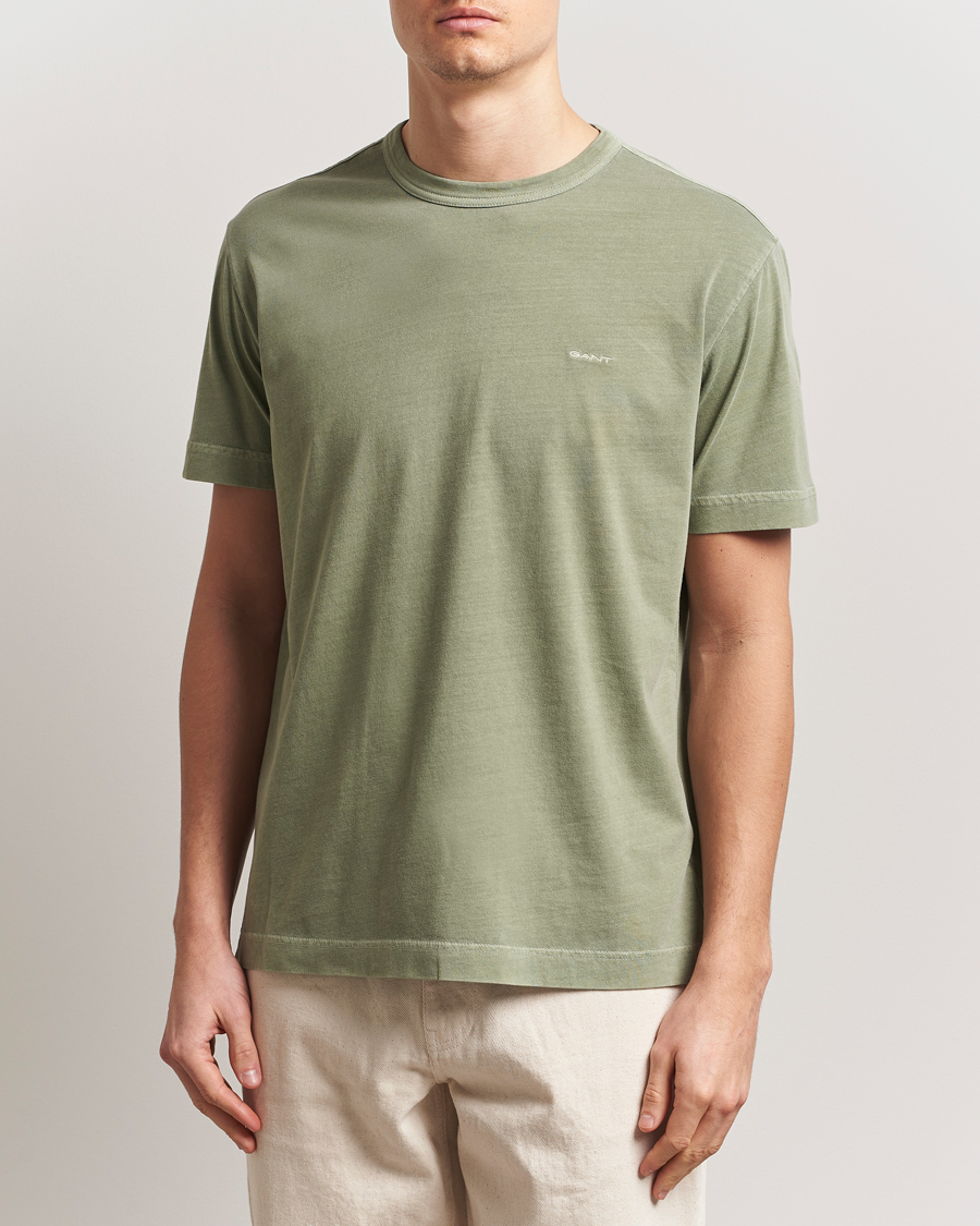 Herren | T-Shirts | GANT | Sunfaded T-Shirt Kalamata Green
