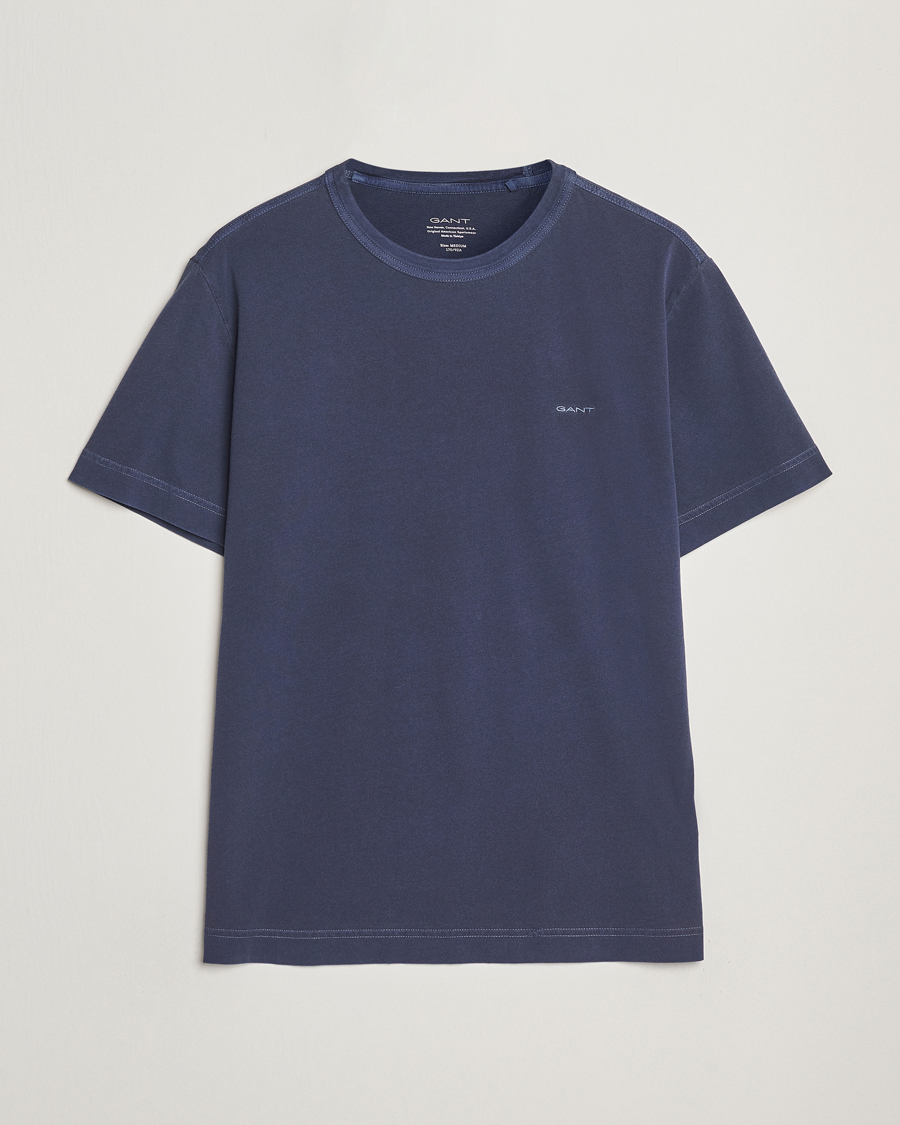 Herren | T-Shirts | GANT | Sunfaded T-Shirt Persian Blue