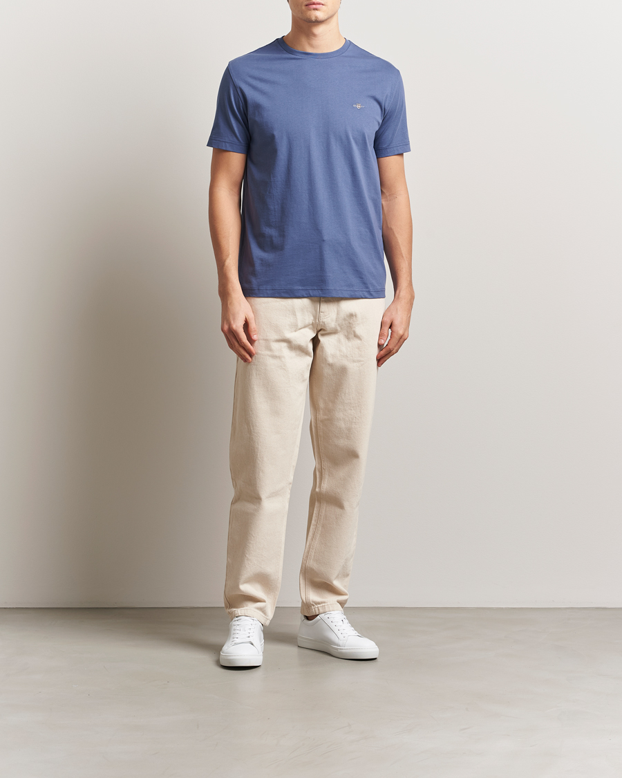 Herren | T-Shirts | GANT | The Original T-Shirt Dusty Navy
