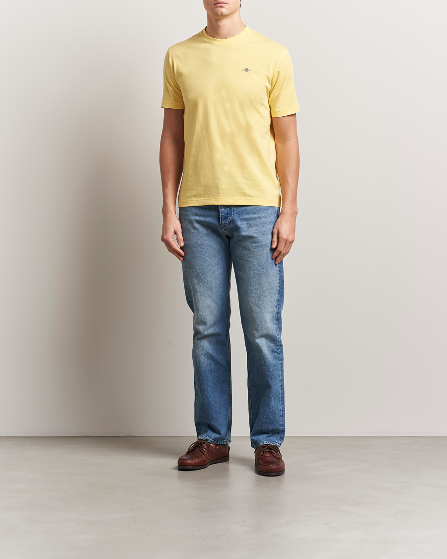 Herren | T-Shirts | GANT | The Original T-Shirt Banana Yellow