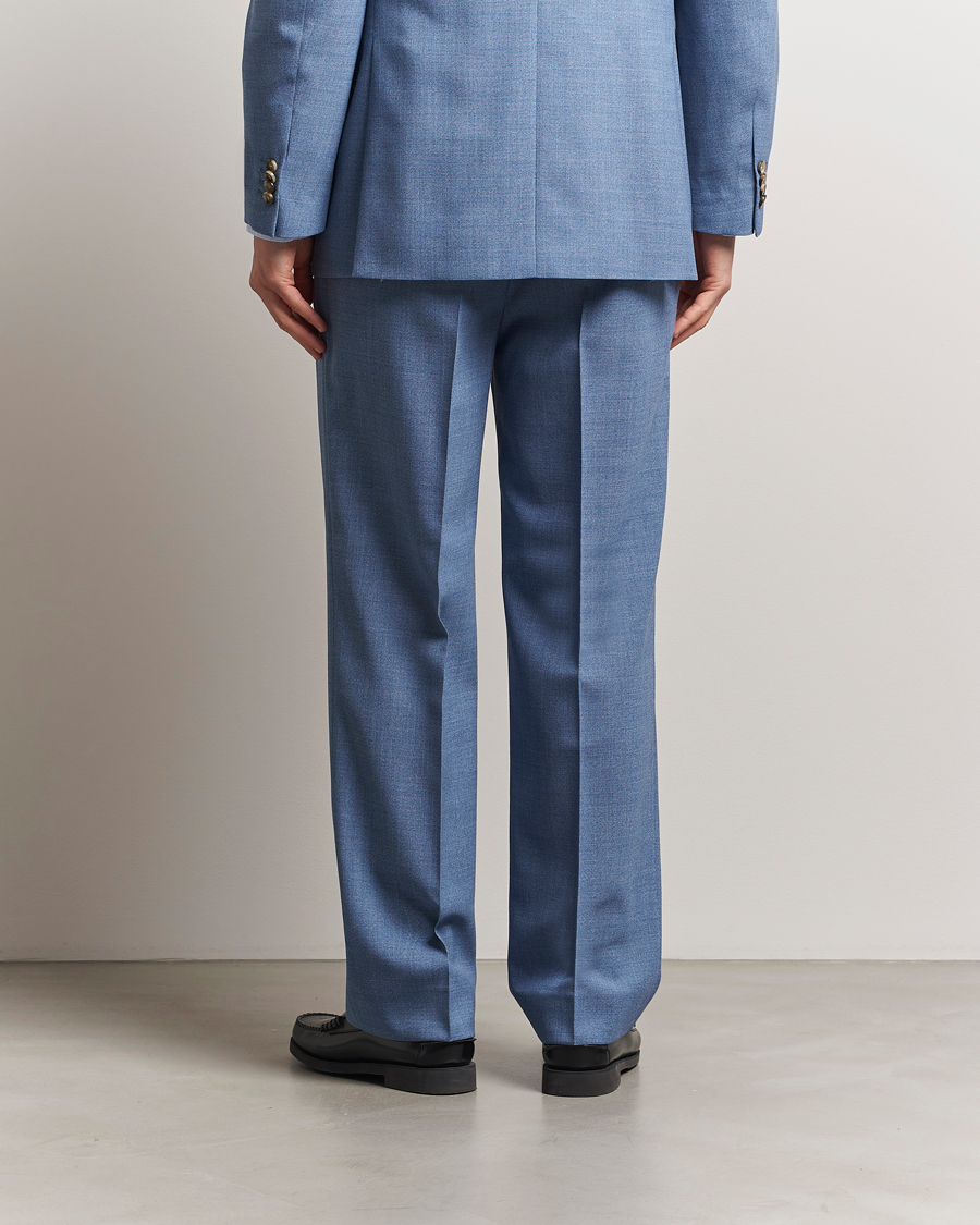 Herren | Hosen | GANT | Mouline Wool Suit Trousers Salty Sea