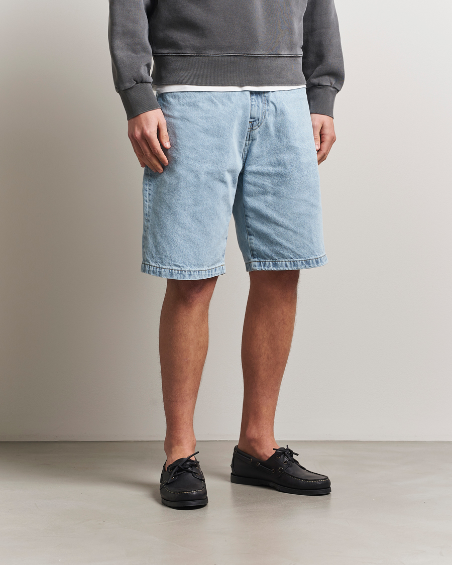 Herren | Shorts | Carhartt WIP | Landon Shorts Robertson Denim Blue Bleached