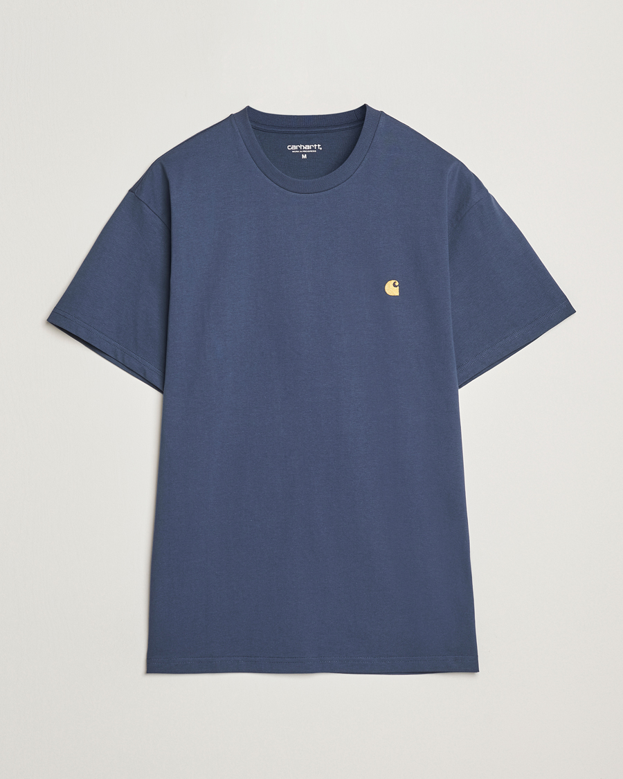 Herren | T-Shirts | Carhartt WIP | Chase Short Sleeve T-Shirt Dusky Blue