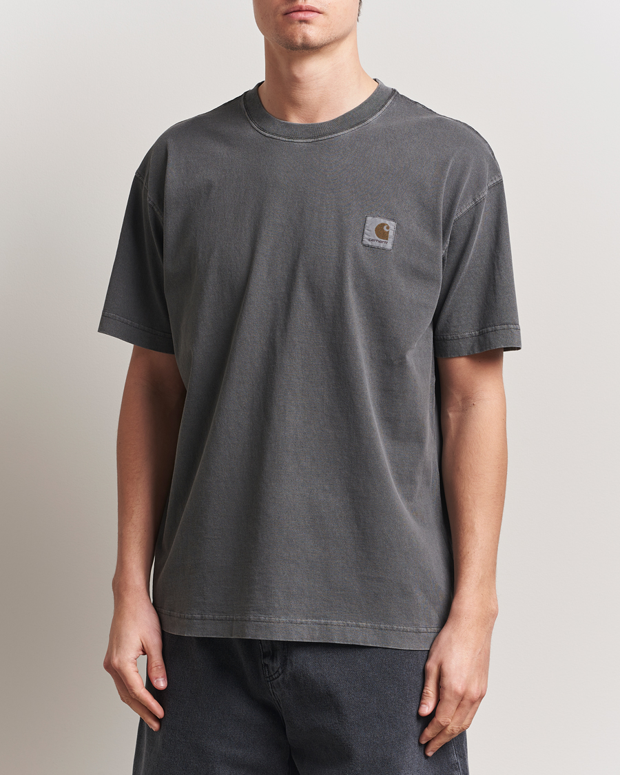 Herren | T-Shirts | Carhartt WIP | Nelson Cotton T-Shirt Graphite