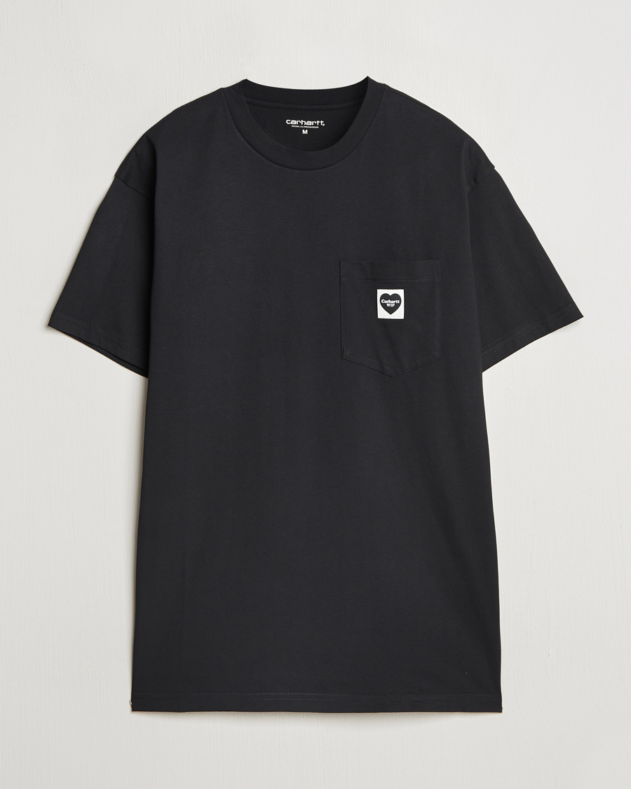 Herren | T-Shirts | Carhartt WIP | Pocket Heart T-Shirt Black