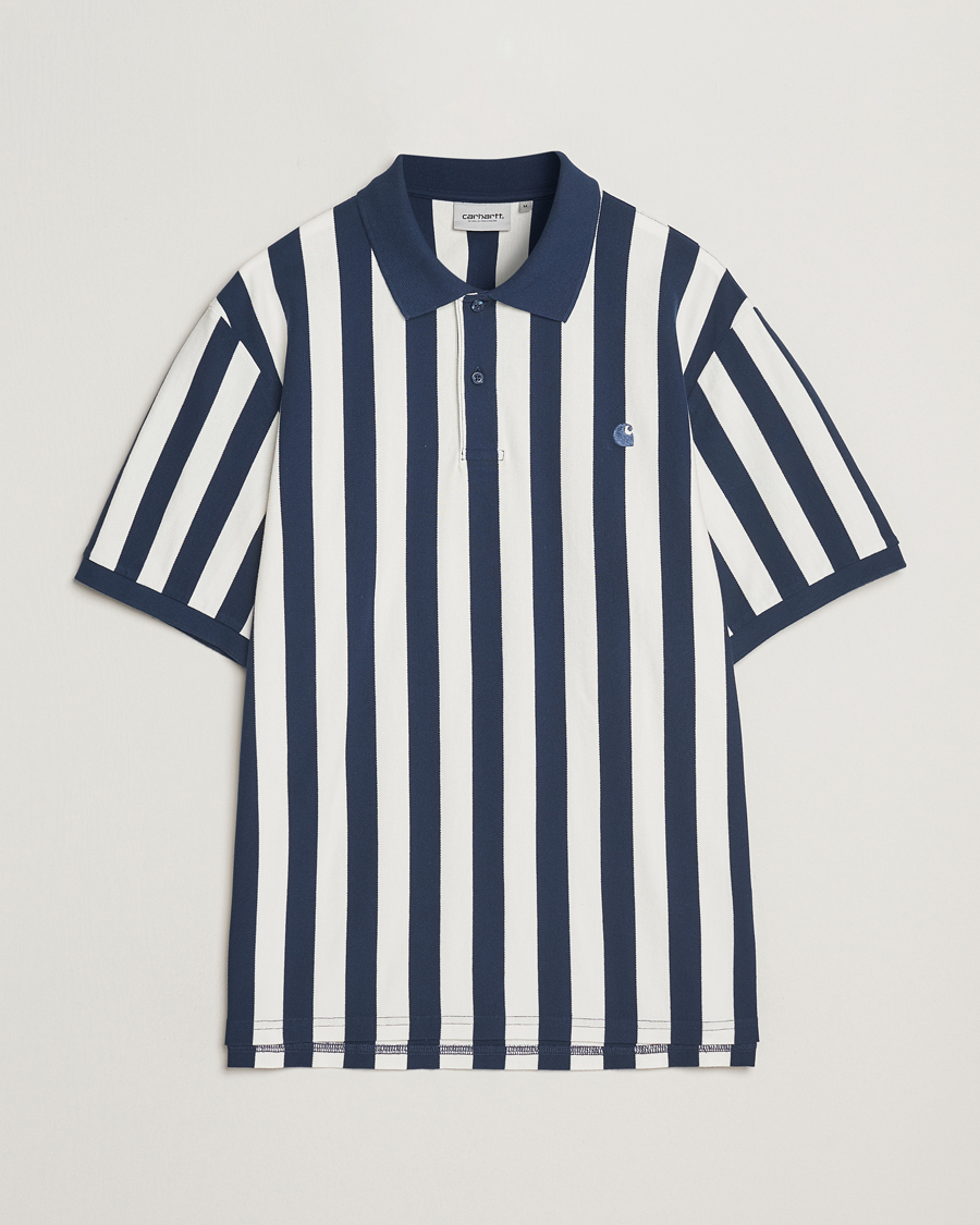 Herren | Poloshirts | Carhartt WIP | Boynton Piqué Polo Blue