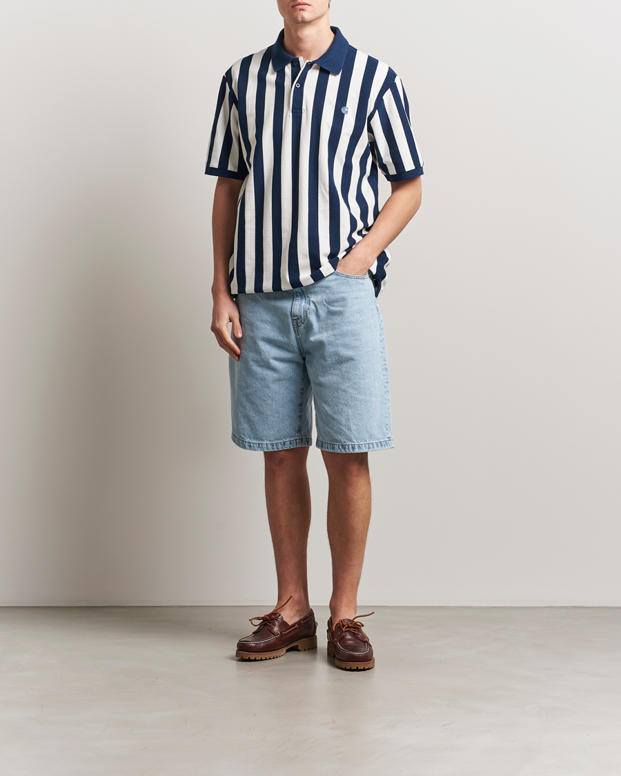 Herren | Poloshirts | Carhartt WIP | Boynton Piqué Polo Blue