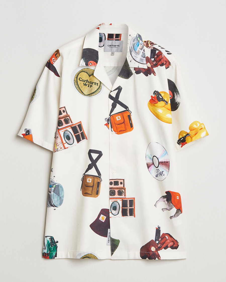 Herren | Hemden | Carhartt WIP | Jacob Rochester Printed Shirt White
