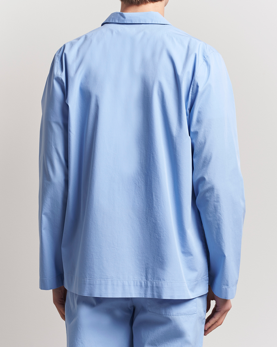 Herren | Schlafanzüge & Bademäntel | Tekla | Poplin Pyjama Shirt Cornflower Blue