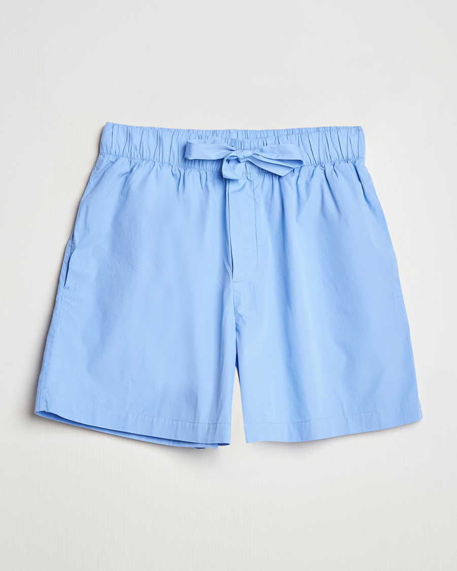 Herren | Schlafanzüge & Bademäntel | Tekla | Poplin Pyjama Shorts Cornflower Blue