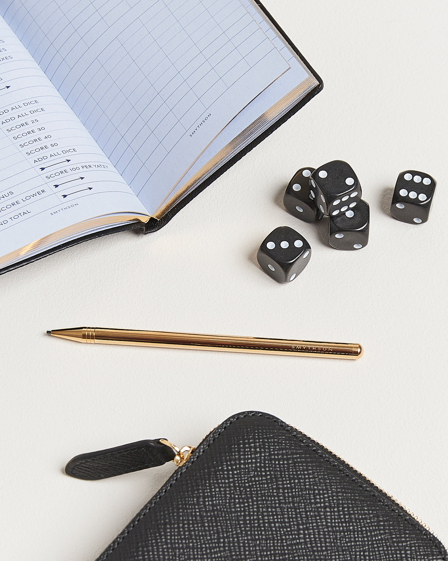 Herren | Spiel und Freizeit | Smythson | Panama Yatzy Set Black