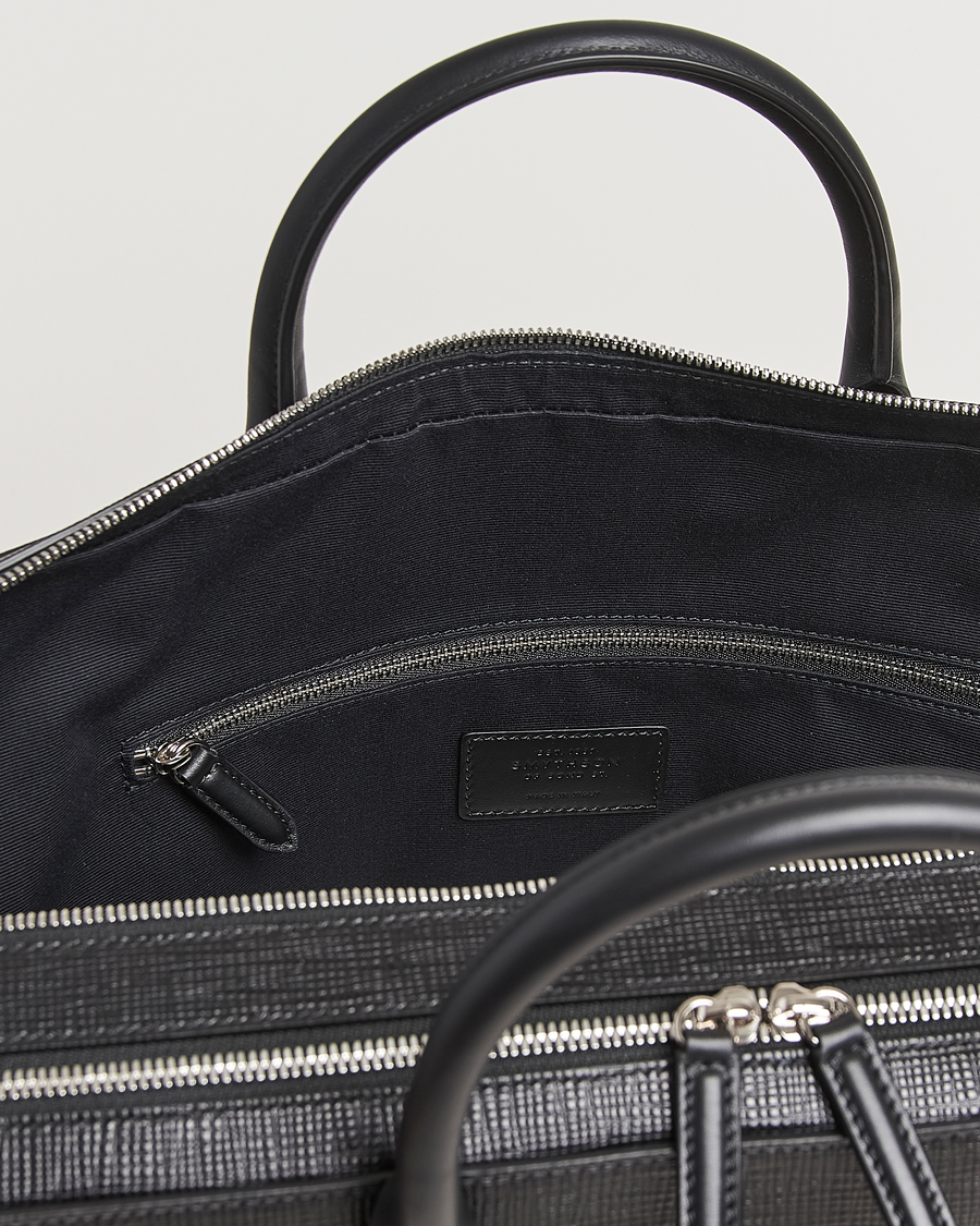 Herren | Taschen | Smythson | Panama Large Lightweight Briefcase Black