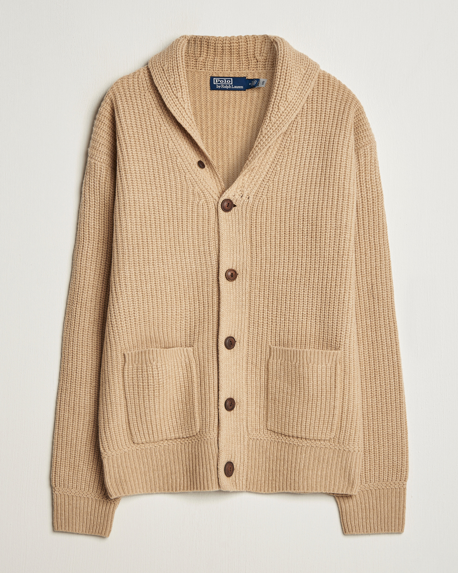 Herren | Pullover | Polo Ralph Lauren | Wool/Cashmere Cardigan Dune Melange