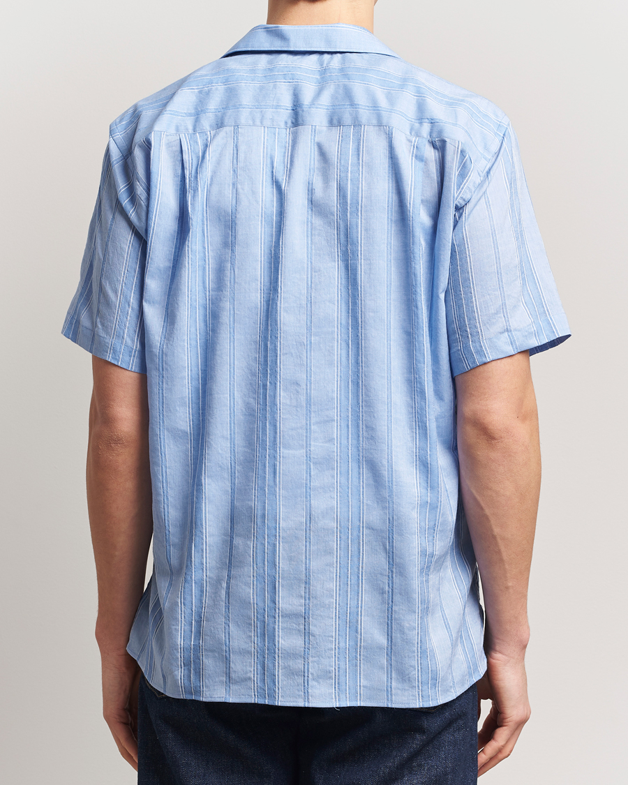 Herren | Hemden | Gitman Vintage | Japanese Dobby Camp Shirt Light Blue